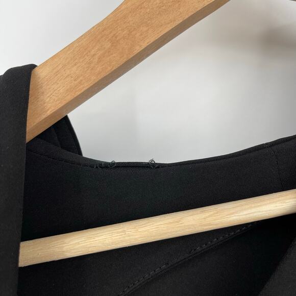 A VINTAGE FIT | Hooded Cut Out Dress in Black Mini Gothic Backless S - Picture 15 of 15